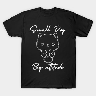 Small Pomeranian Dog T-Shirt
